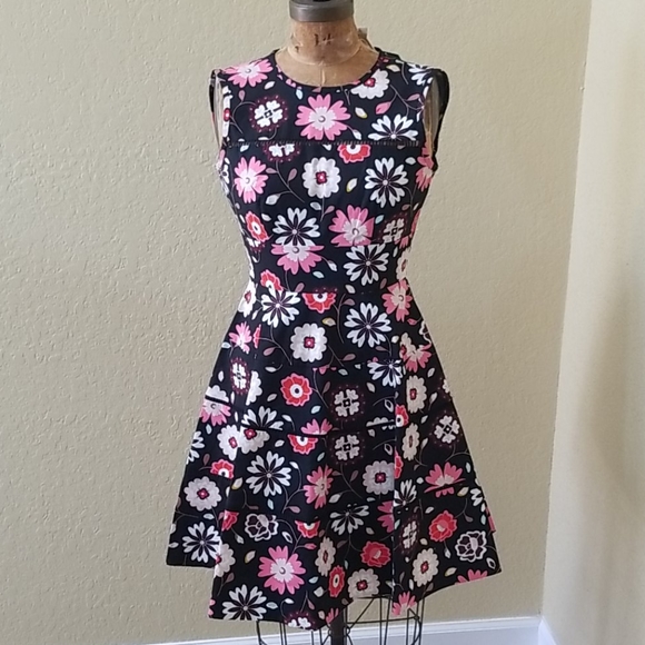 SOLD...NWT KATE SPADE Casa Flora Poplin Dress 0 - Picture 5 of 9